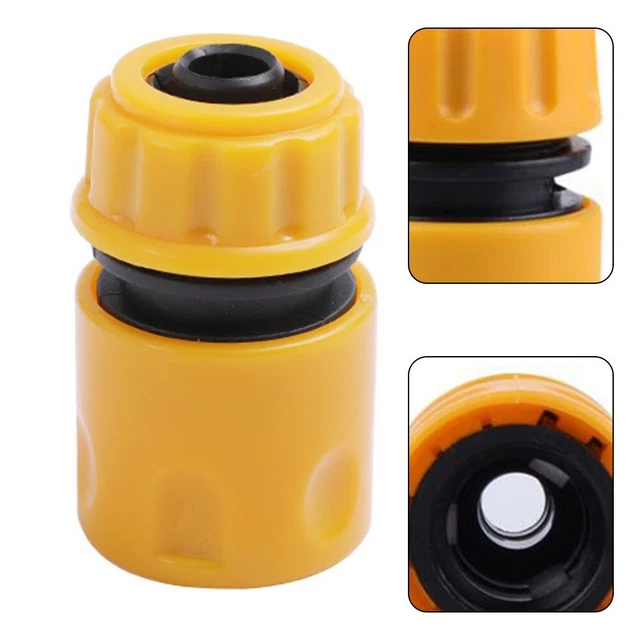 Männlicher und weiblicher Quick Release Wasserstopp Gartenschlauchanschluss
