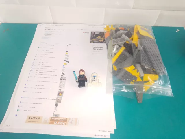 Lego star wars COMPLET 7669 anakin's jedi starfighter