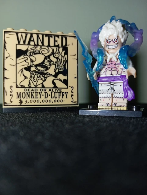 MINIFIGURE ONE PIECE Monkey D Luffy Gear 5 Fifth Compatibile LEGO Anime MINIFIGURE ONE PIECE Monkey D Luffy Gear 5 Fifth Compatibile LEGO Anime