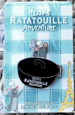 Disney Remy's Ratatouille Adventure Opening Day October 1 2021 Passholder Pin