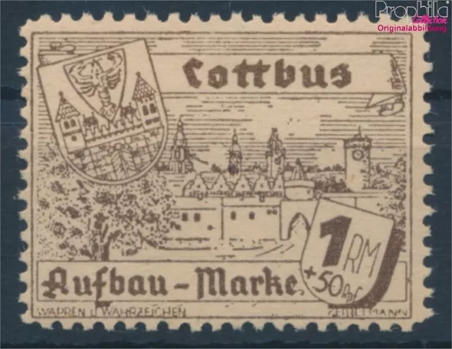 Briefmarken Cottbus 1945 Mi 21w postfrisch (10342075