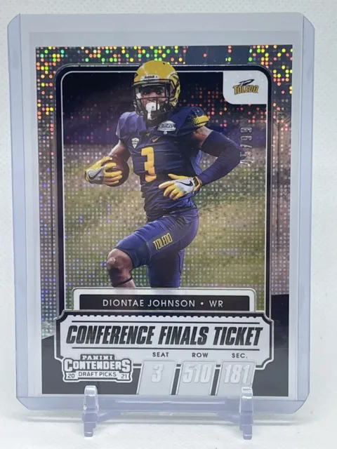 2021 Panini Contenders Draft Picks Conference Finals Ticket /99 Diontae Johnson