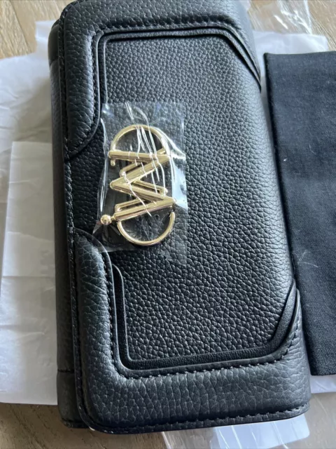 BNWT Mimco Large Unite Black Leather Wallet RRP $249