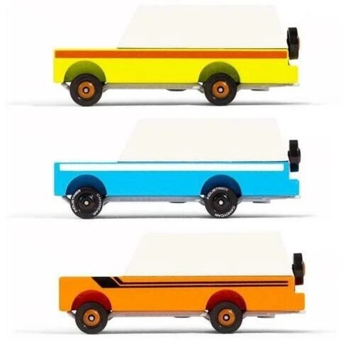 Candylab Auto Giocattolo In Legno Muli Camion – Stile Vintage Candycar – Collezione