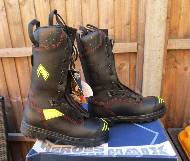 Scarpe Sicurezza Haix Antincendio Stivali Antincendio HAIX SPECIAL FIGHTER PRO, Come Nuovi, Per Vigili Del Fuoco E Sicurezza Stivali Vigili Del Fuoco Haix - Foto 11
