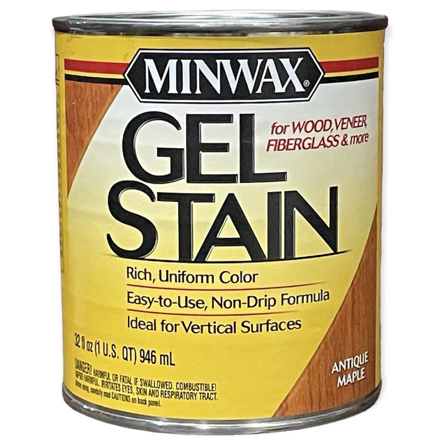 MINWAX STAIN FOR Interior Wood Surfaces 1 Quart Antique Maple New 69.
