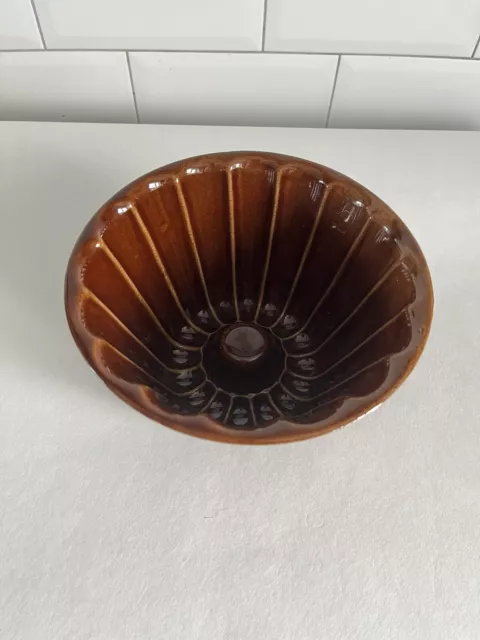 Ceramic Jelly Mould Pudding Blancmange Slip Ware Vintage