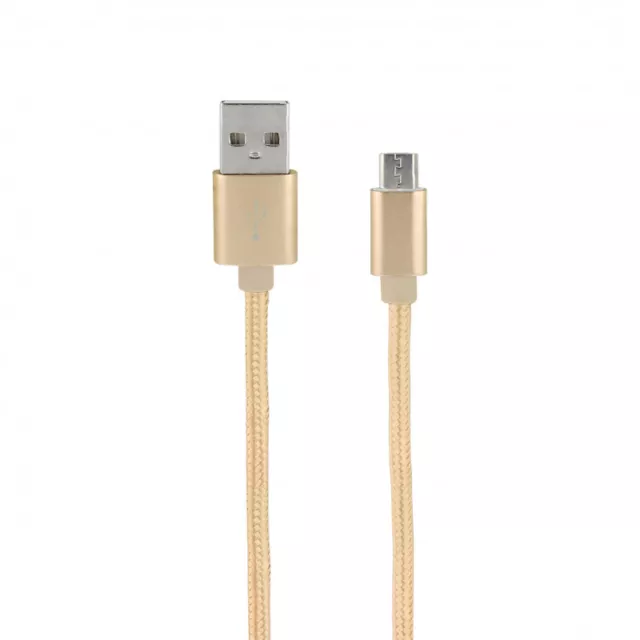 Câble micro USB /USB-A nylon 1 m - or