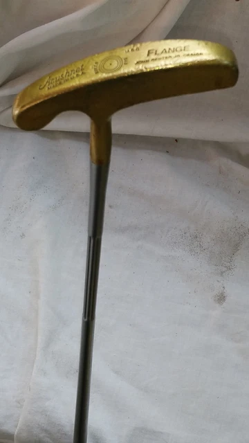 Acushnet Bulls Eye FL 4A Putter 87cm Playing Length Steel Shaft Golf Pride Grip Acushnet Bulls Eye FL 4A Putter 87cm Playing Length Steel Shaft Golf Pride Grip