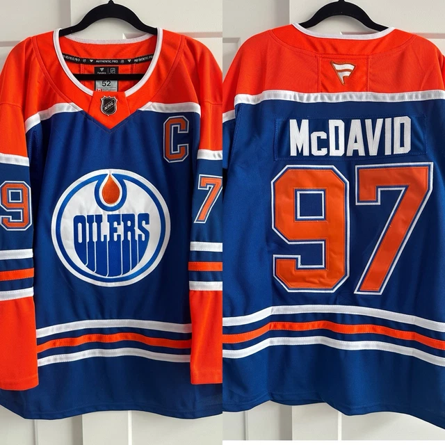 CONNOR MCDAVID #97 Edmonton oilers Home Jersey (Mens: S 3XL