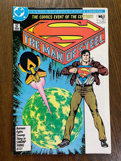 Superman The Man of Steel #1 DC Comics 1986 VF/NM Mini-series John Byrne