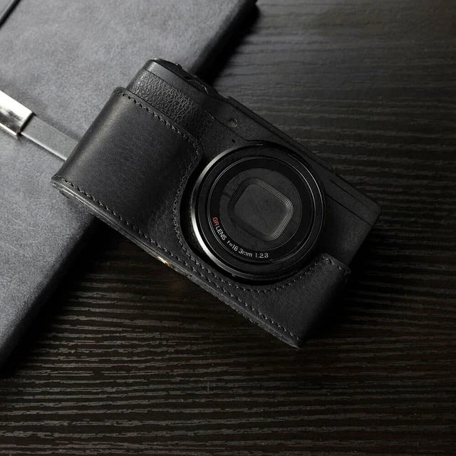 Genuine Leather Camera Bag Half Body For Ricoh GRII GRIII GRIIIX GR2 GR3 GR3X 2