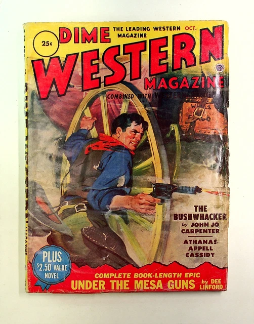 Dime Western Magazine Pulp Oct 1950 Vol. 59 #2 GD/VG 3.0 Low Grade