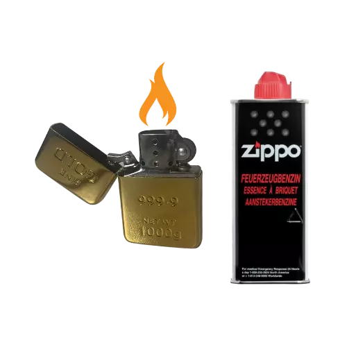 Sturmfeuerzeug Set , ZIPPO Benzin & Armystyle Benzinfeuerzeuge Outdoor Feuerzeug