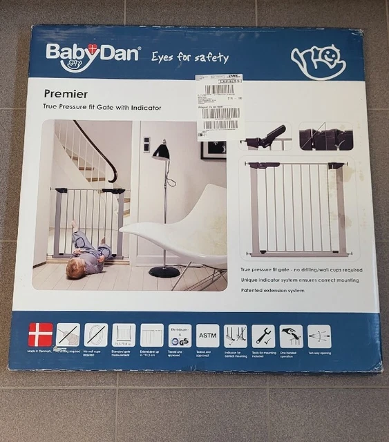 Baby Dan Premier Tür- und Treppenschutzgitter 105,5 - 112,8cm