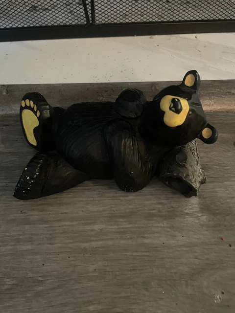 Big Sky Carvers Jeff Fleming Bearfoots Black Bear “Ralphie”Figurine