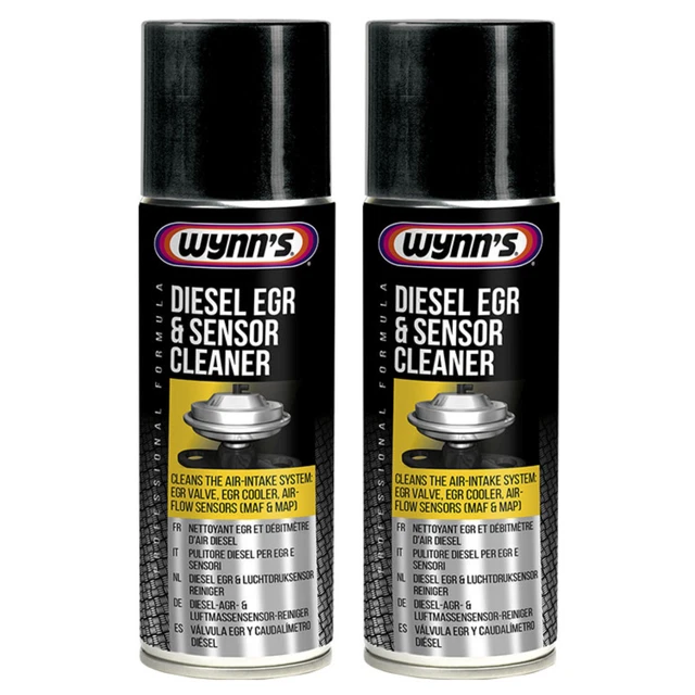 2 X WYNN'S Diesel EGR & Sensor Cleaner Valve Air Intake System