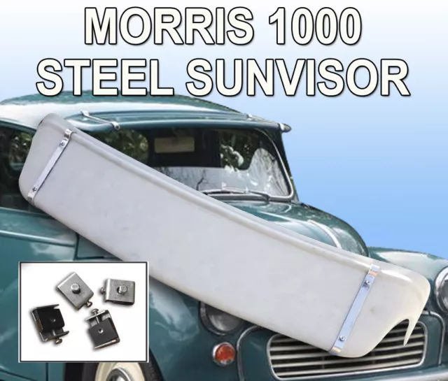 Morris Minor 1000 - STEEL SUNVISOR, with fitting kit