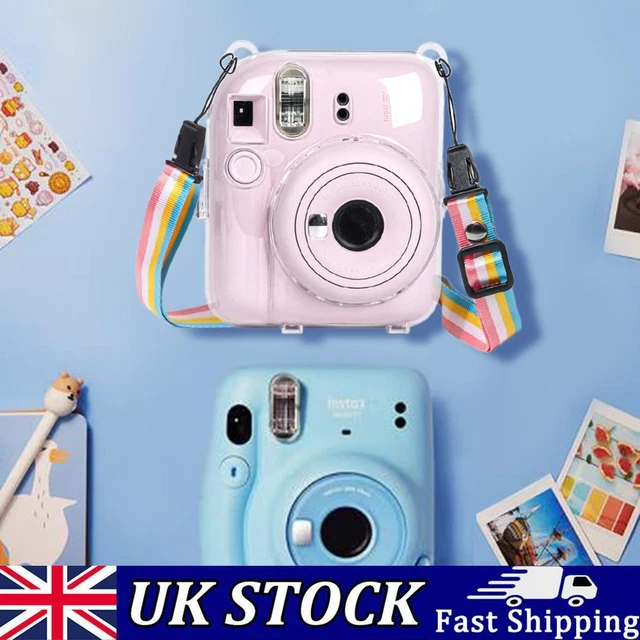 Mini Camera Bag PC Crystal Protective Shell Transparent for Camera Instax Mini12