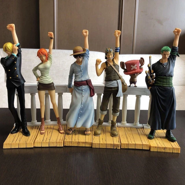 Poster Toile One Piece Luffy Zoro Nami - Manga Anime Déco Murale Multicolore