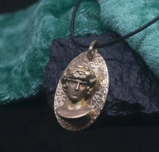 Collier Artisanal En Bronze Et émaux D'art Dominique Piéchaud - Occasion Bon état