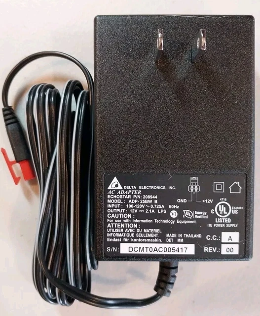 DISH NETWORK WIRELESS Joey Power Supply 12v 2.1a 24.00 PicClick