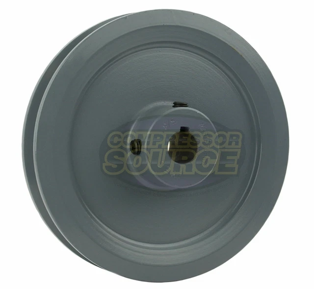 Cast Iron 5 " Single Groove V Style A Belt 4L for 5/8 " Shaft Pulley Sheave