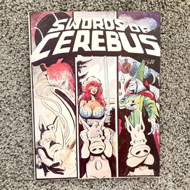 Swords of Cerebus Vol 1 TPB (1981) 8.0 Aardvark-Vanaheim  1st Printing Dave Sim