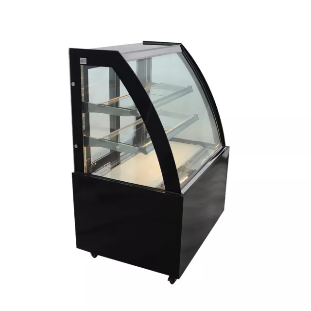 220V 3 Layers Refrigerated Cake Display Cabinet Refrigerator Defrosting Showcase