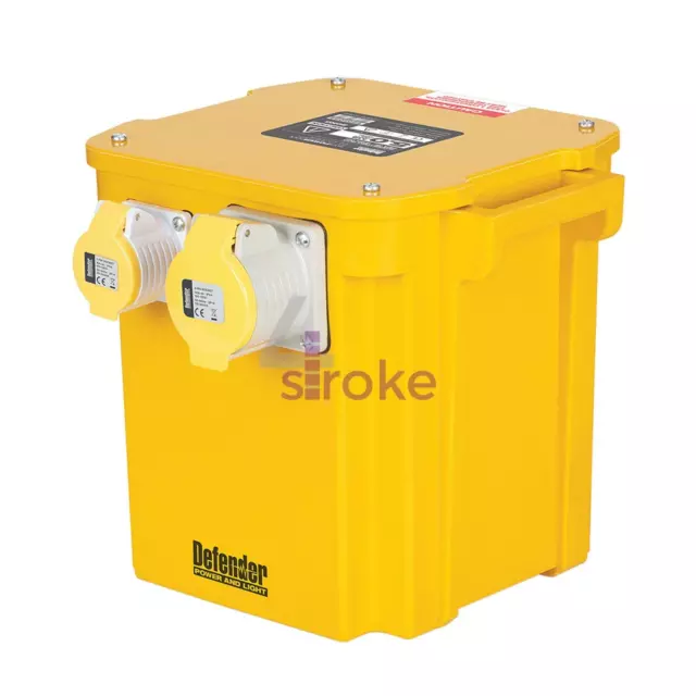 5KVA Portable Site Transformer Power Tool 16A/32A Socket Twin Output 110V