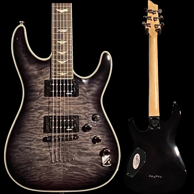 Schecter Omen Extreme-6 Electric Guitar - See-Thru Black