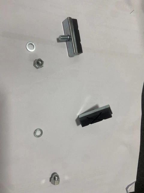 4 Pattini Freno Bici R Freni a Bacchetta Epoca Bilancino Vintage Nero Bicicletta