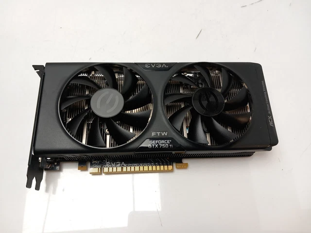 EVGA GEFORCE GTX 750 Ti 2GB GDDR5 PCIe Video Graphics Card 02G-P4-3757 ...