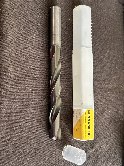 Qty. 1, Kennametal B256A14000YPC Carbide Coolant Drill 7XD, 14mm, .5512” Germany