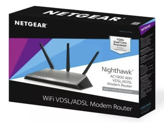 NETGEAR D7000-100PAS Nighthawk AC1900 1300 Mbps router wireless CA