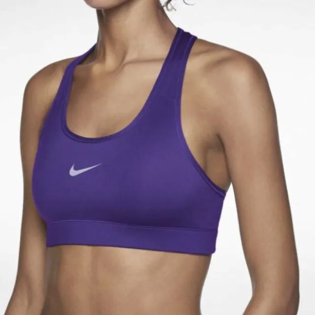 Nike Women purple sport swoosh bra Racerback tank top size xs