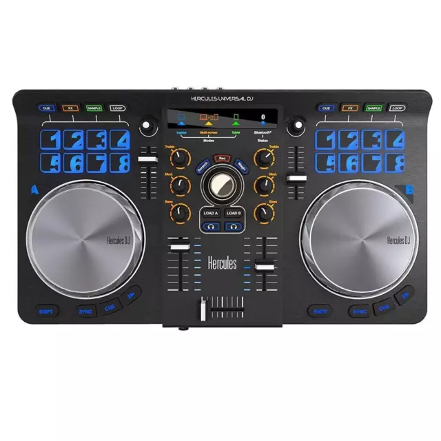 DJ Controller Hercules Mischpulte Equipment 2 Decks 16 Pads USB 3 Modis SEHR GUT