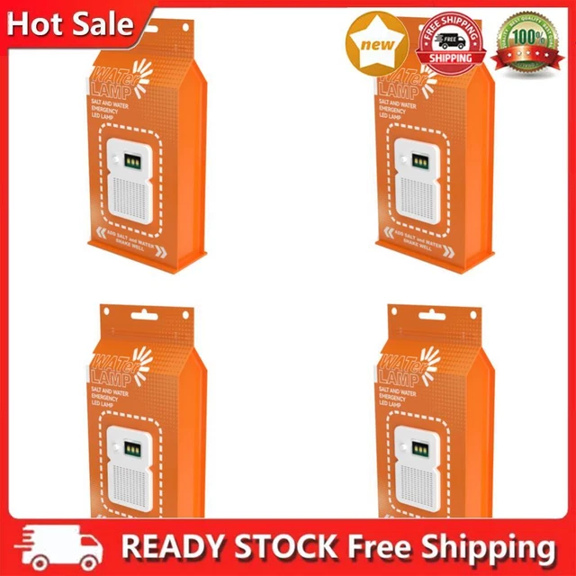 Energy Saving Lamp Waterproof Portable for Car Outdoor Beach (Orange)