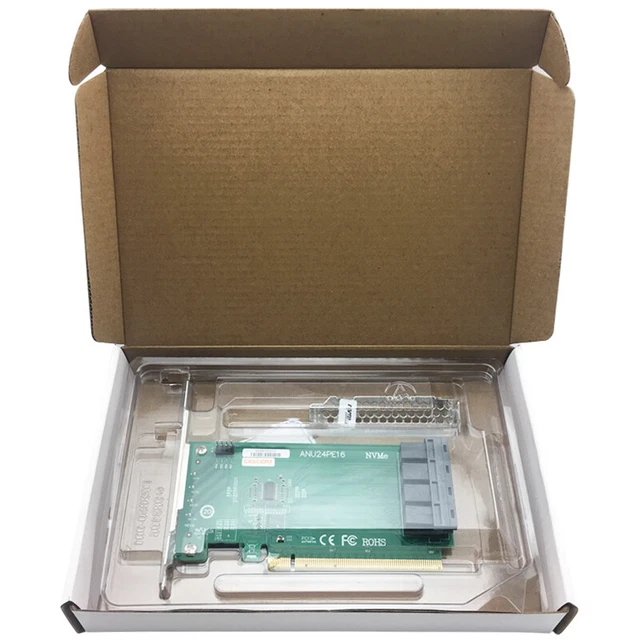 Adattatore Convertitore Da Pcie X4 X8 X16 4.0 Gen4 A Ssd M.2