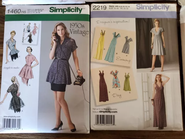 De Costura Patrones Mujeres Lote 6 Butterick Simplicity Mccalls Vogue Faldas 2