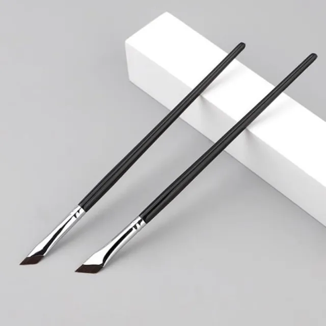 Upgrade Blade Eyeliner Brush Ultra Thin Fine Angle Flat Eyebrow Brush Under Bk