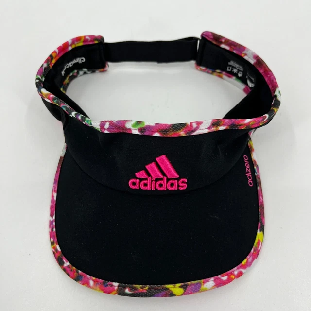 ADIDAS VISOR HAT Women s One Size Black Tie Dye Print Adizero