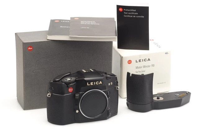 Leitz Leica R9 Black 10091 W. Motor Winder R8/R9 14209 (1685820696)