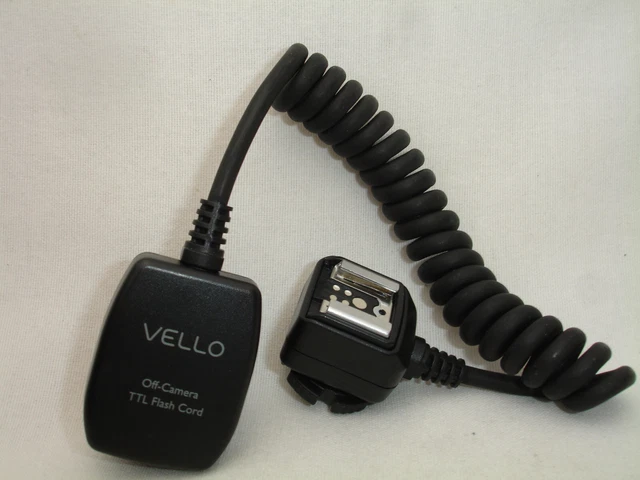Cable de flash TTL VELLO fuera de cámara para cámaras CANON