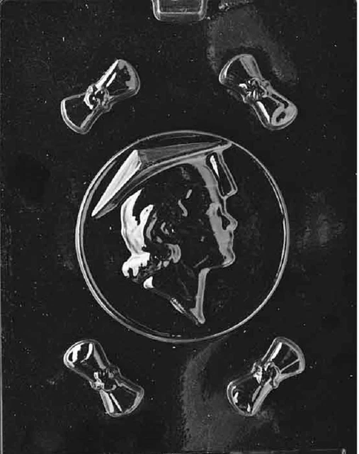 M017 Female Graduate Chocolate Candy Soap Mold with Instructions