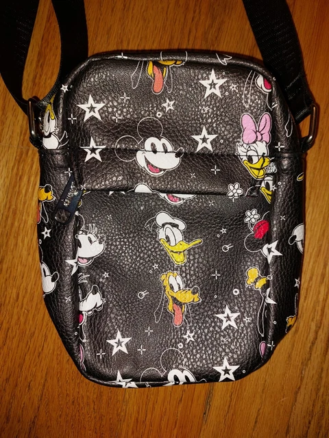 Mickey Mouse Disney Friends Pluto Minnie Crossbody Purse Buckle Down