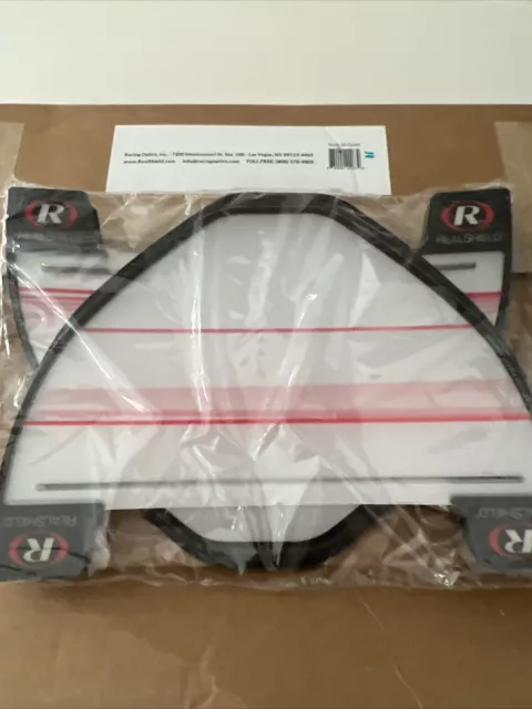 Bulk 50 ct Realshield Youth face shields - racing optics hat/visor safe protect