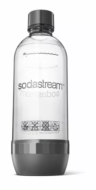 SodaStream 1-Litre Carbonating Bottles Grey, Triple-Pack 2