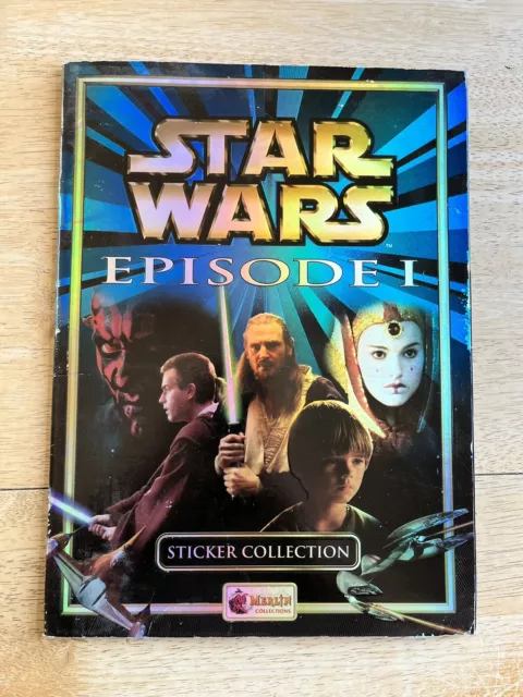 Star Wars episode 1 sticker book Collection 1999. Merlin. Extra Stickers.