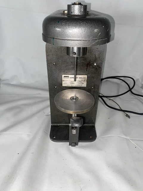 E.H. Sargent & Co. Power Boring Machine Laboratory Drill S-23207 w/ GE Motor